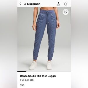 Lululemon dance studio joggers size 6 new with tags